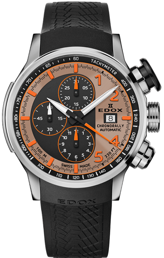 Edox Watch Chronorally Chronograph Titinium 01129 TNCA BENO