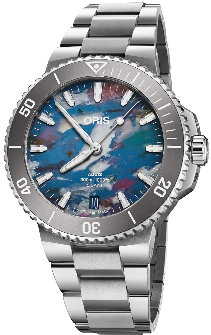 Oris Watch Aquis Date Upcycle Cal 400 01 400 7790 4150-07 8 23 02PEB