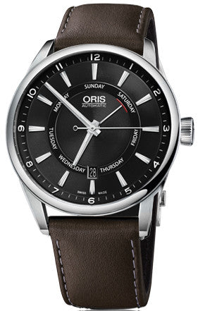 Oris Watch Artix Pointer Day Date Leather 01 755 7691 4054-07 5 22 55