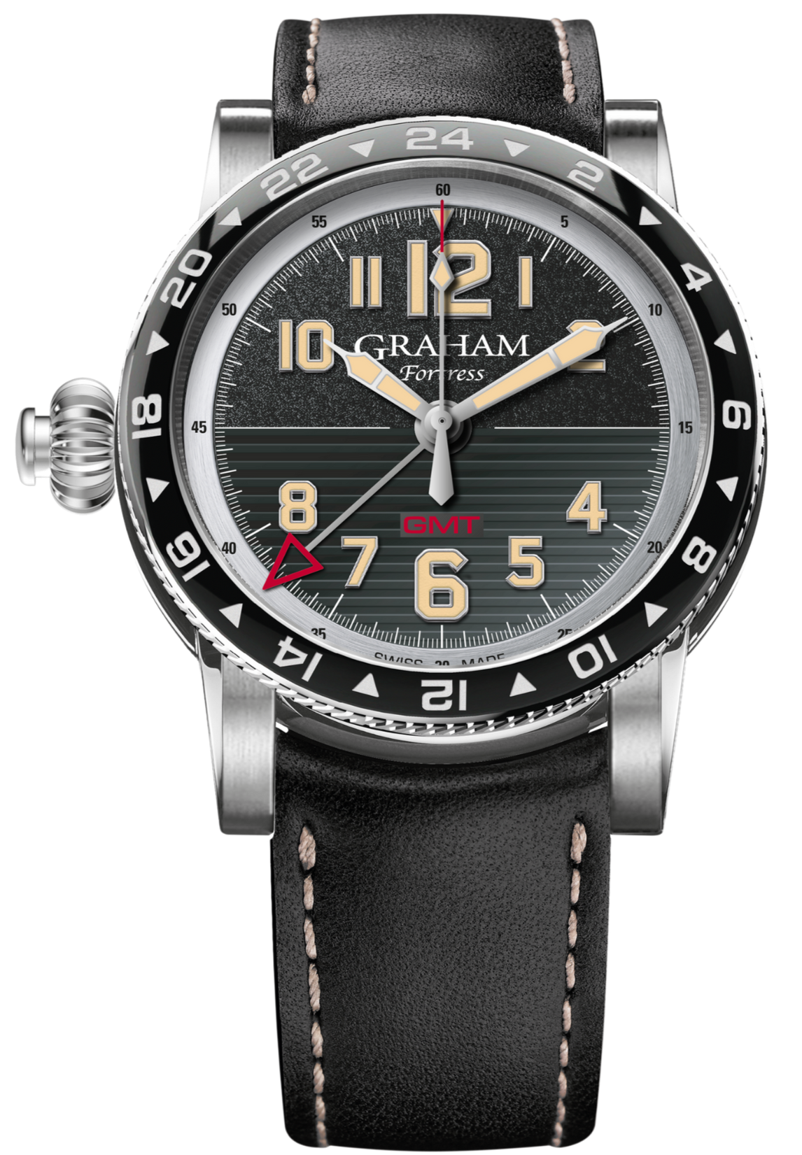 Graham Watch Fortress GMT Black 2FOBC.B02A.