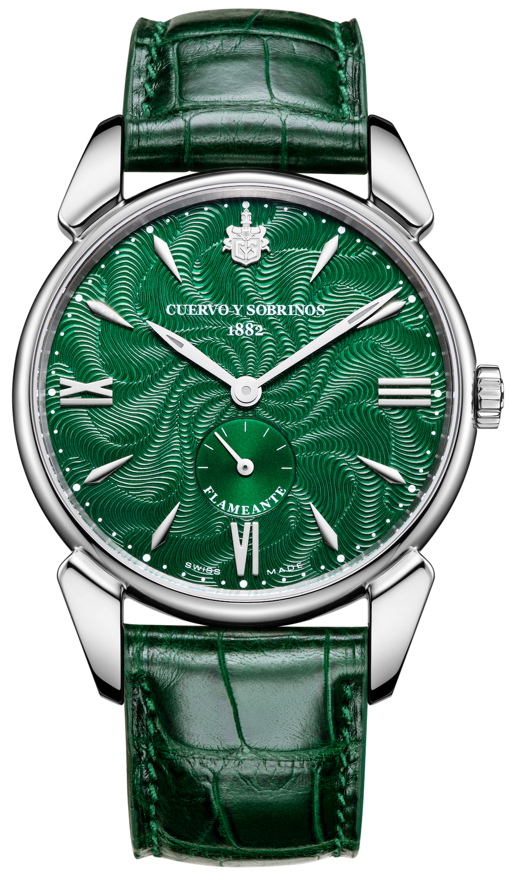 Cuervo Sobrinos Watch Historiador Flameante Green Limited Edition 3130.1FGR