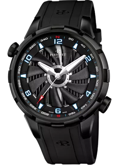 Perrelet Watch Turbine Yacht Diver Black A1088/4