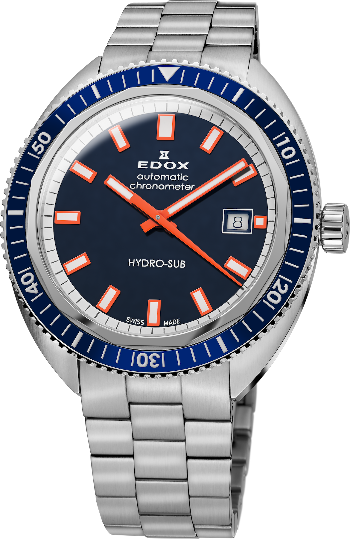 Edox Watch Hydro-Sub 1965 Limited Edition 80128 3BUM BUIO
