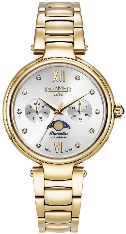 Roamer Watch Dreamline Silver Moonphase 858801 48 29 50
