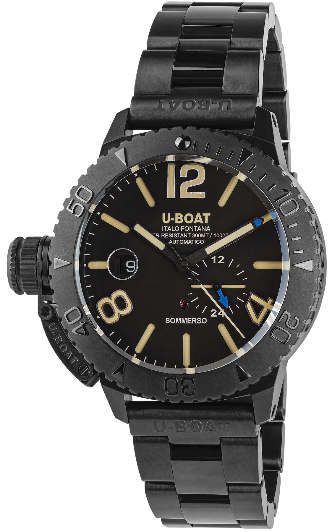 U-Boat Watch Sommerso 46mm DLC Bracelet 9015/MT