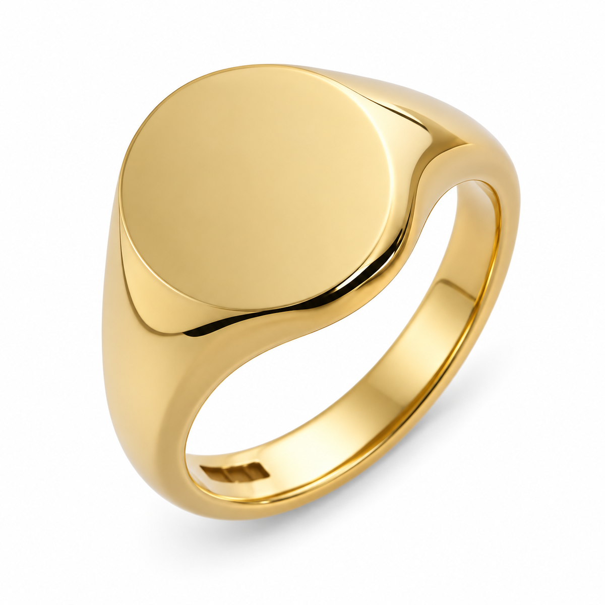 9ct Yellow Gold Medium Oval Signet Ring