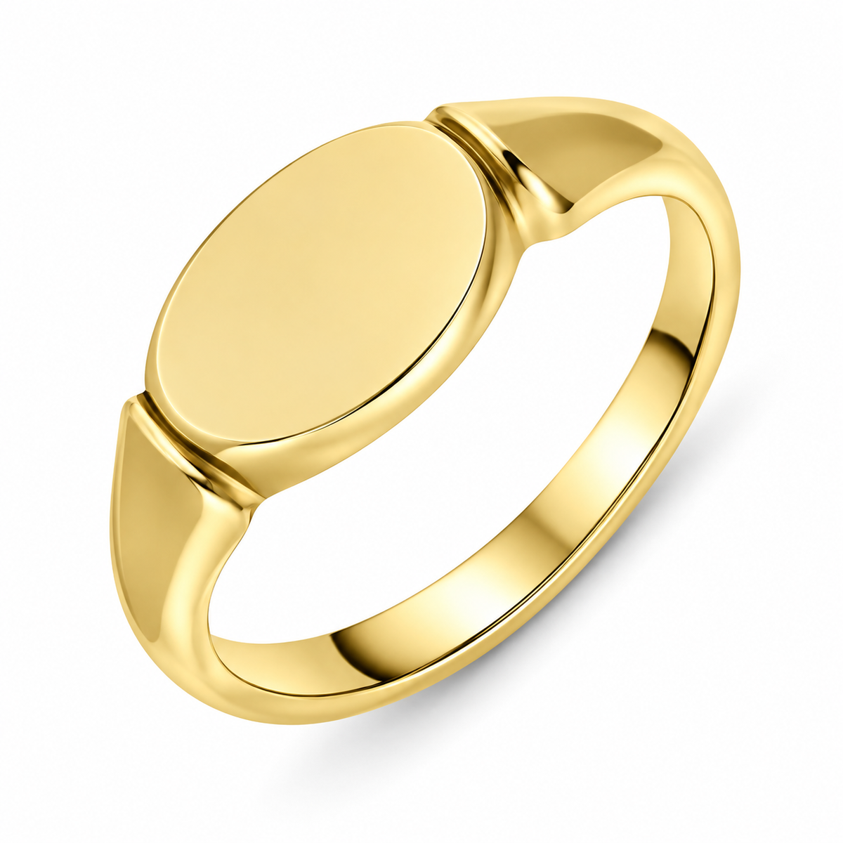 9ct Yellow Gold Oblong Signet Ring