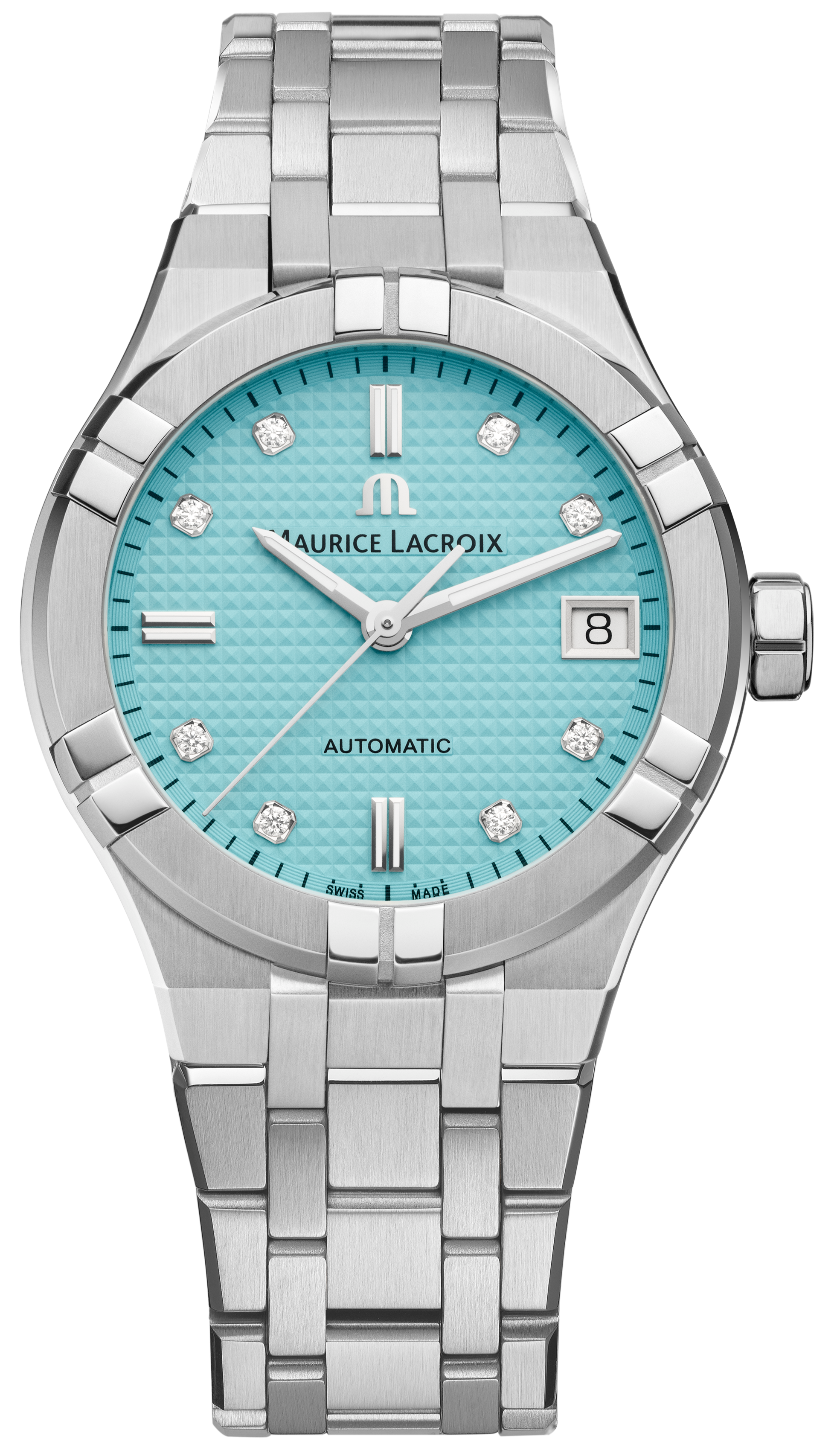Maurice Lacroix Watch Aikon Turquoise 35mm Limited Edition AI6006-SS00F-451-C.