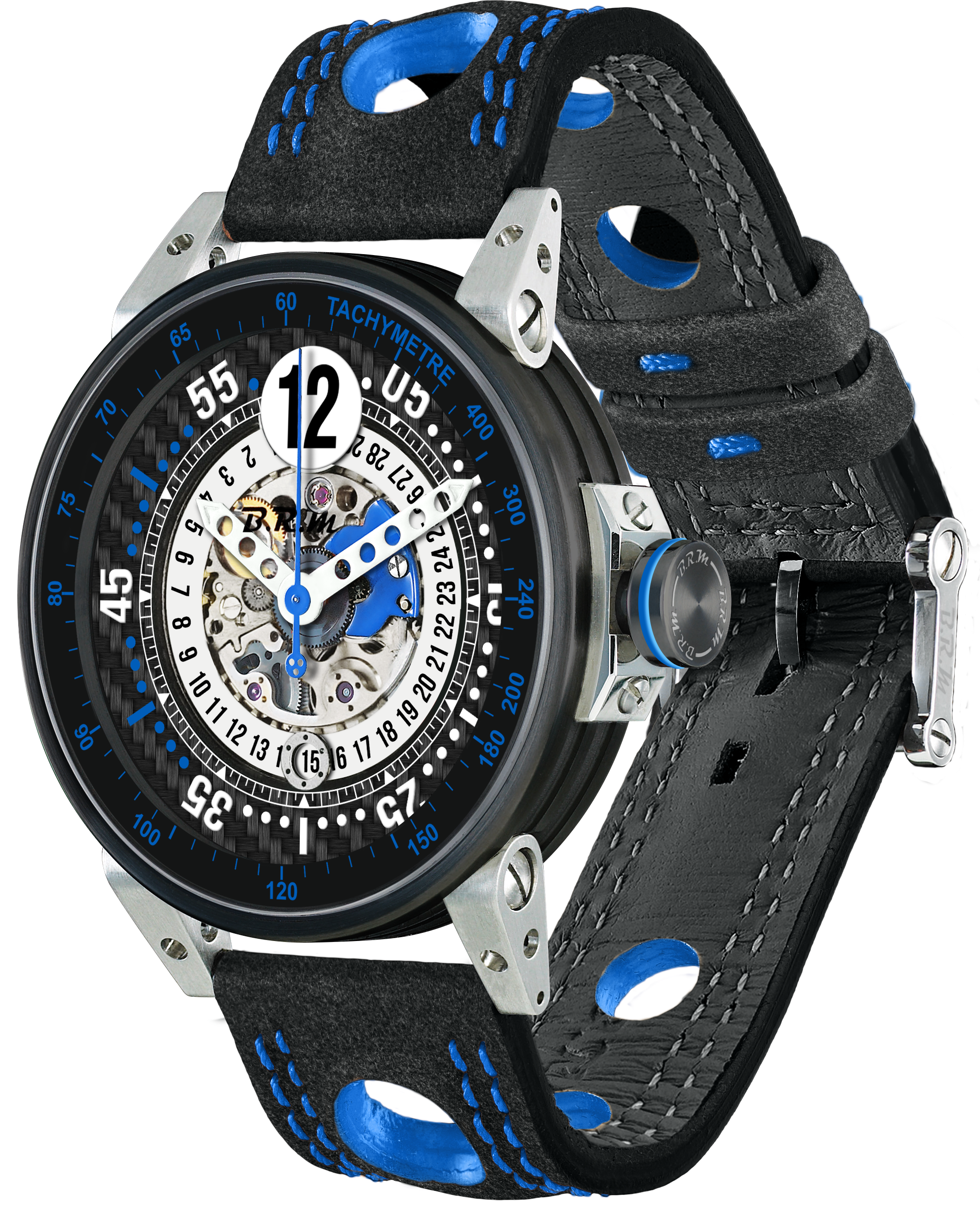 B.R.M. Watches V6-44 Touring Medium Blue