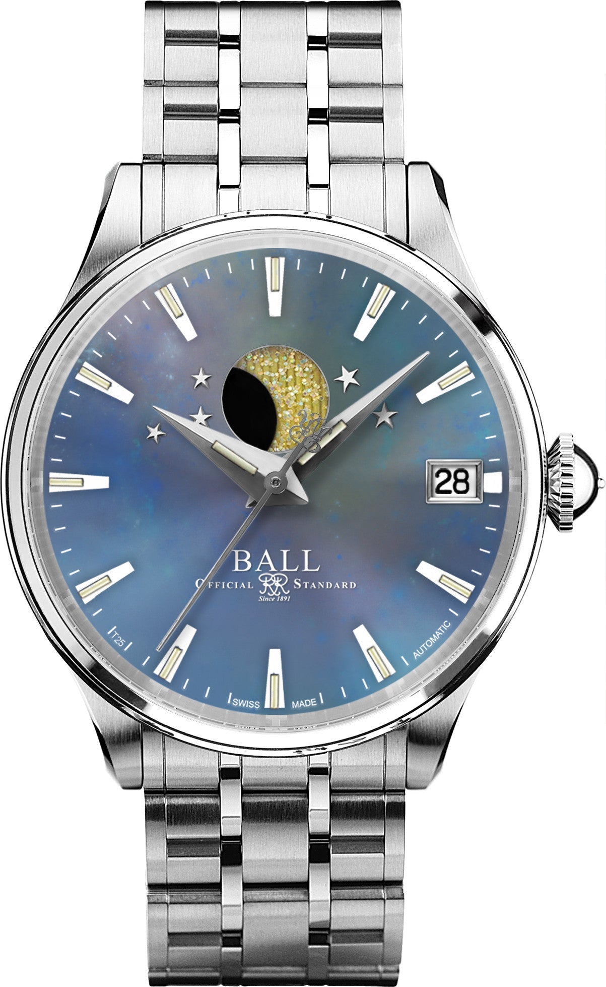 Ball Watch Company Trainmaster Moon Phase NL3082D-SJ-BE