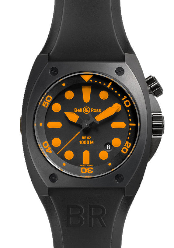 Bell & Ross Watch BR 02 Orange BR 02-92 ORANGE