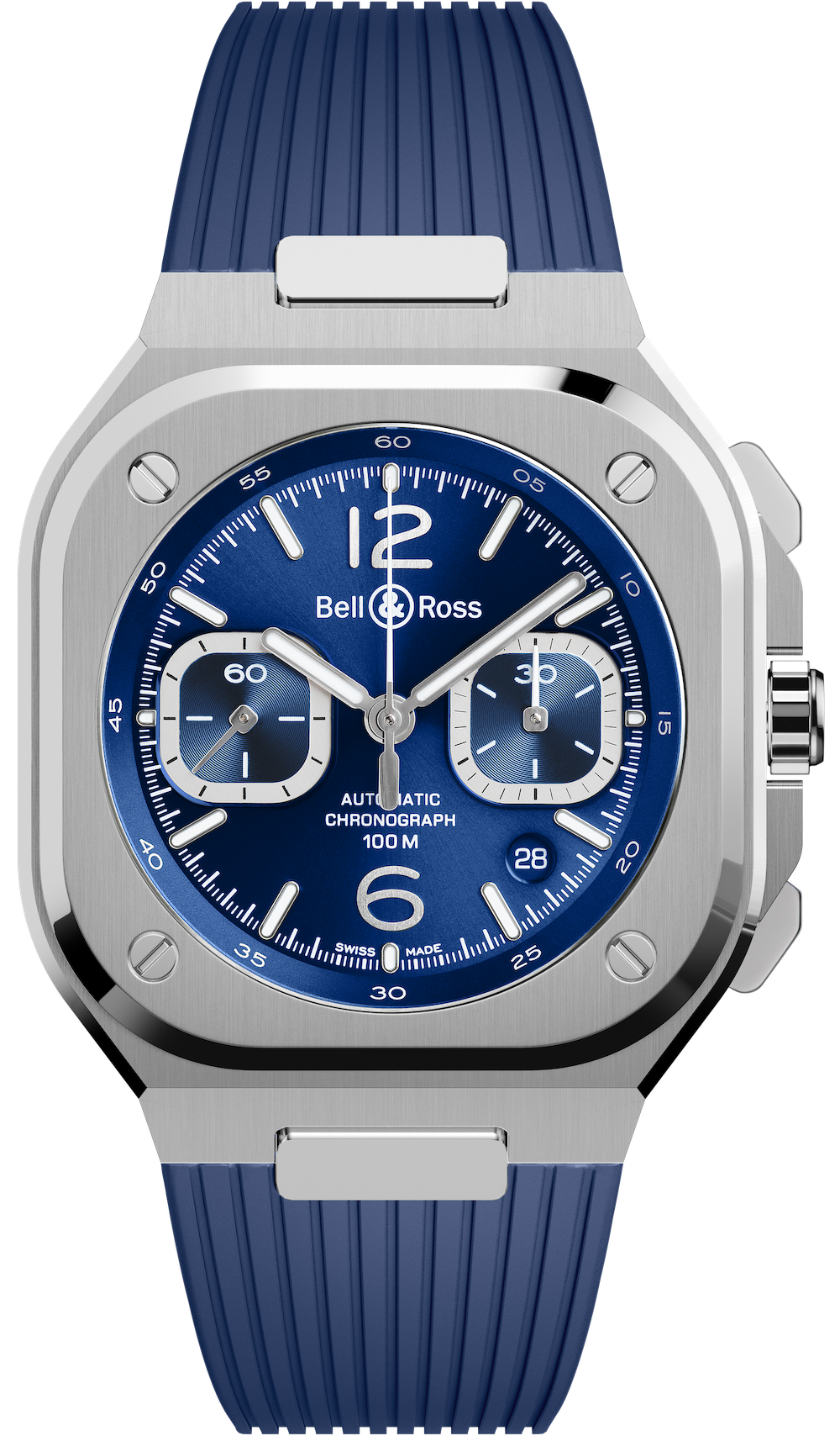 Bell & Ross Watch BR 05 Chrono Blue Steel BR05C-BLU-ST/SRB