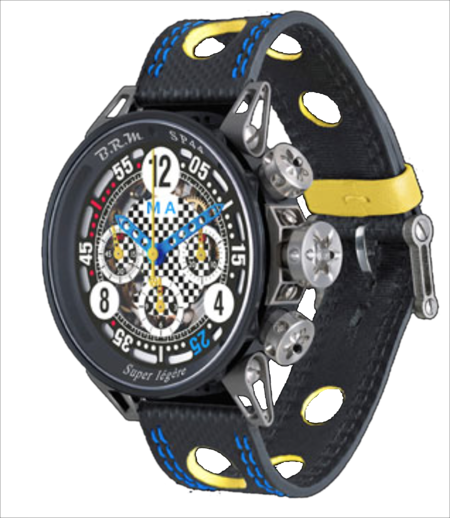 B.R.M. Watches SP-44 Andretti SP-44 Andretti Leather Strap