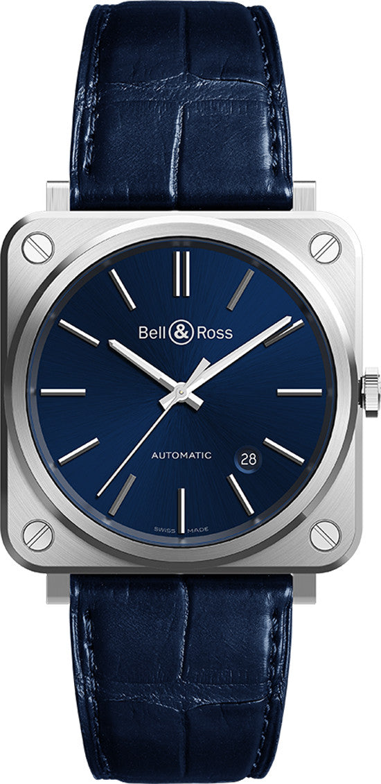 Bell & Ross Watch BR S Blue Steel BRS92-BLU-ST/SCR