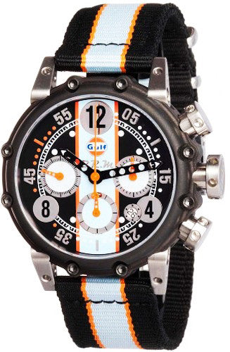 B.R.M. Watches BT12-46 Black Orange Hands Limited Edition BT12-46-GULF