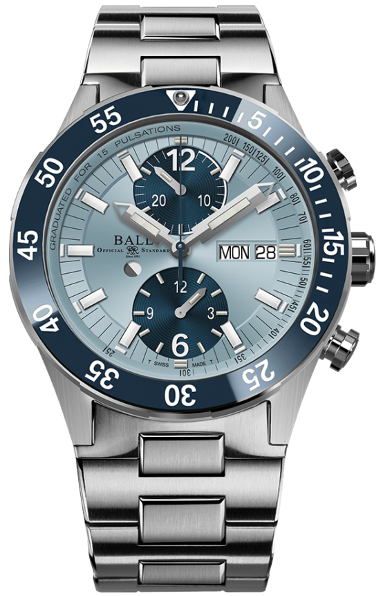Ball Watch Company Roadmaster Rescue Chronograph Ice Blue Limited Edition DC3030C-S3-IBEBE