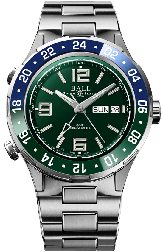 Ball Watch Company Roadmaster Marine GMT Limited Edition DG3000A-S9CJ-GR