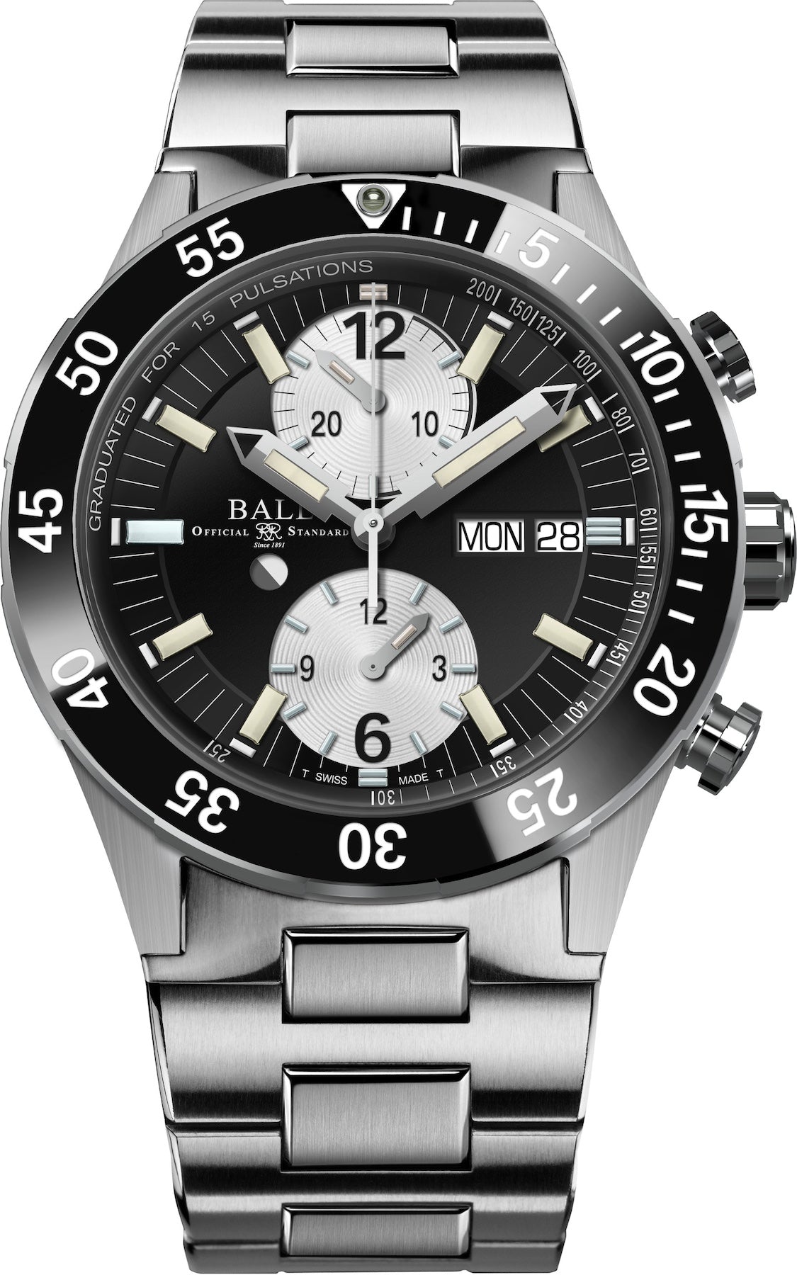 Ball Watch Company Roadmaster Rescue Chronograph Limited Edition DC3030C-S-BKWH