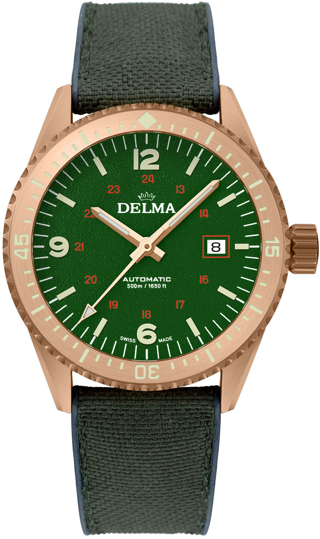 Delma Watch Cayman Field Bronze Green 31601.726.6.144