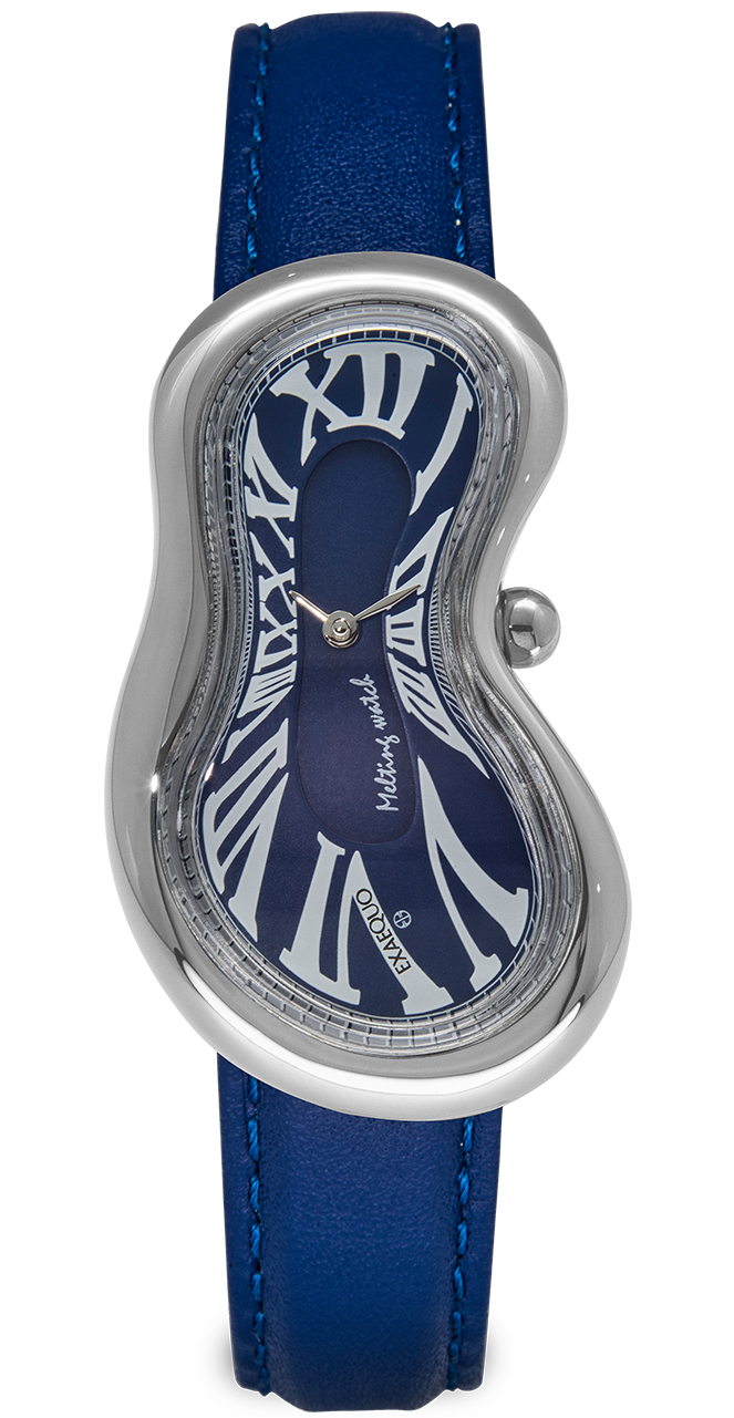 Exaequo Watch Melting Steel Blue EX0001.0004