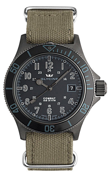 Glycine Watch Combat SUB Stealth 3863.99AT N8-TB2