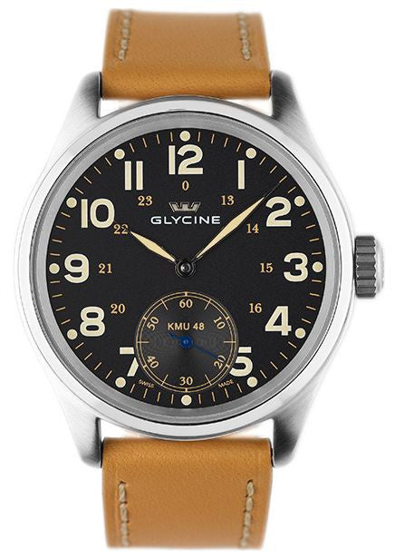 Glycine Watch KMU 48 Big Second 6 Hours 3906.19AT.LB33