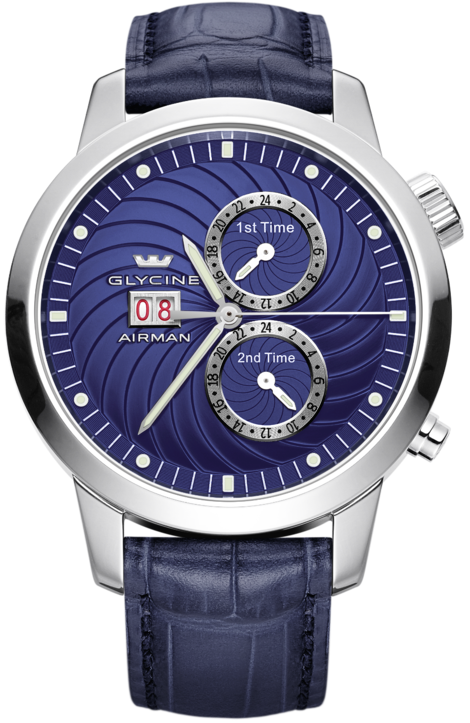 Glycine Watch Airman 7 Blue 3919.18-LBK8