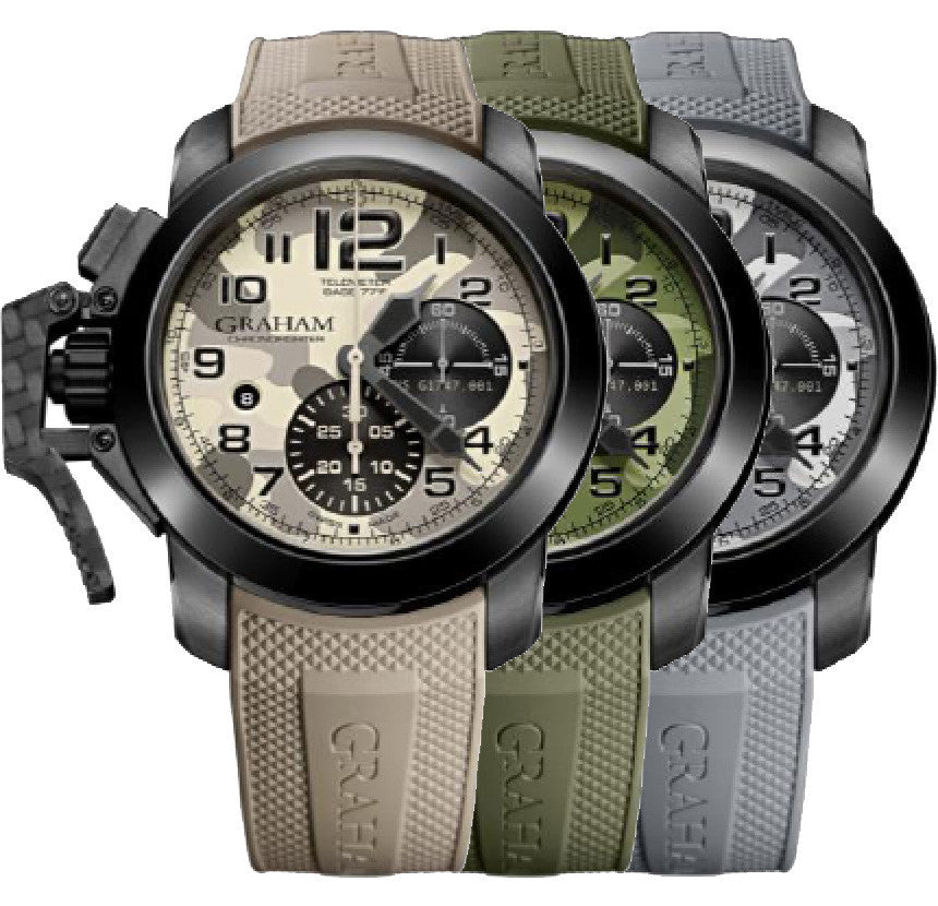 Graham Watch Chronofighter Oversize Black Arrow Set Of 3 Farenheit KIT-0013B