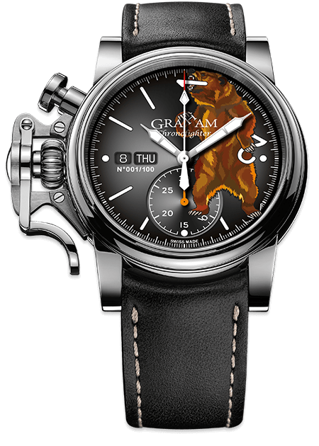 Graham Watch Chronofighter Vintage Bear Limited Edition 2CVAS.B32A.L127V