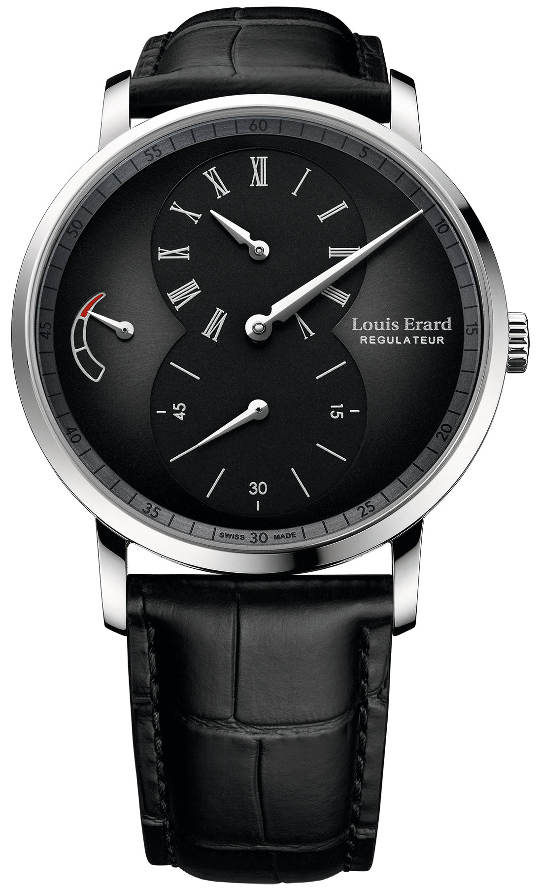 Louis Erard Watch Excellence Regulator Grey Fume 54230AG52.BDC02