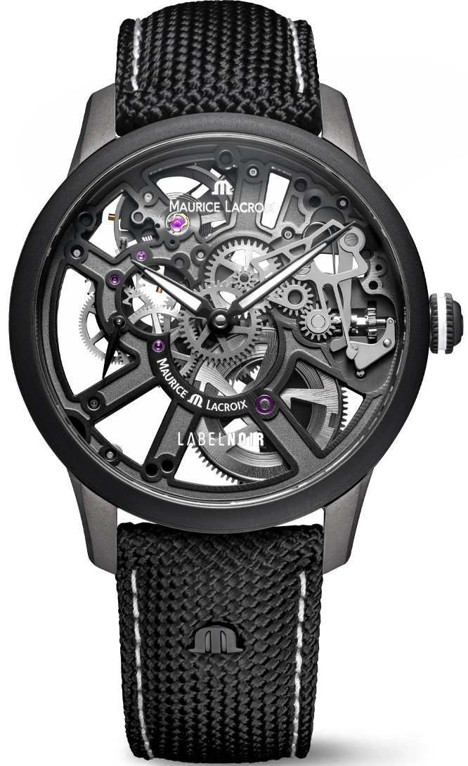 Maurice Lacroix Watch Masterpiece Skeleton Label Noir Limited Edition MP7228-DLB04-090-2