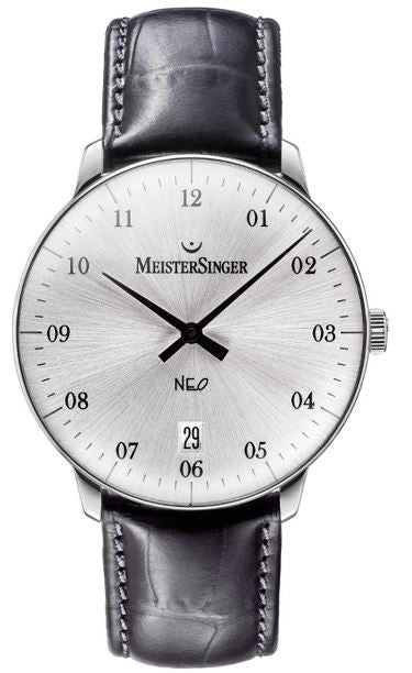 MeisterSinger Neo 2Z NE201 Croco Print Black