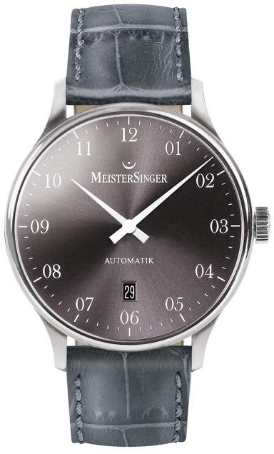 MeisterSinger Pangaea 2Z PM207 Croco Print Anthracite