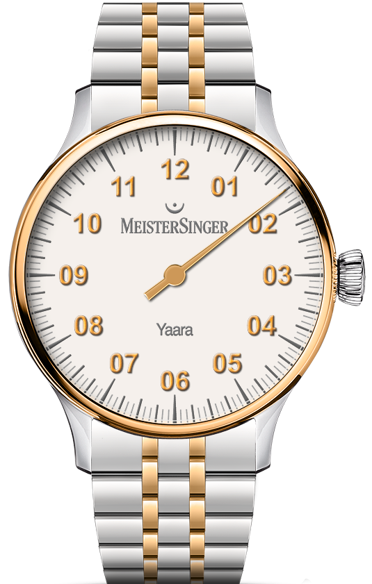 MeisterSinger Watch Yaara White Gold YA901G