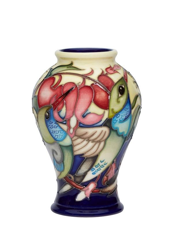 Moorcroft Love Birds Limited Edition Vase, MCR-251