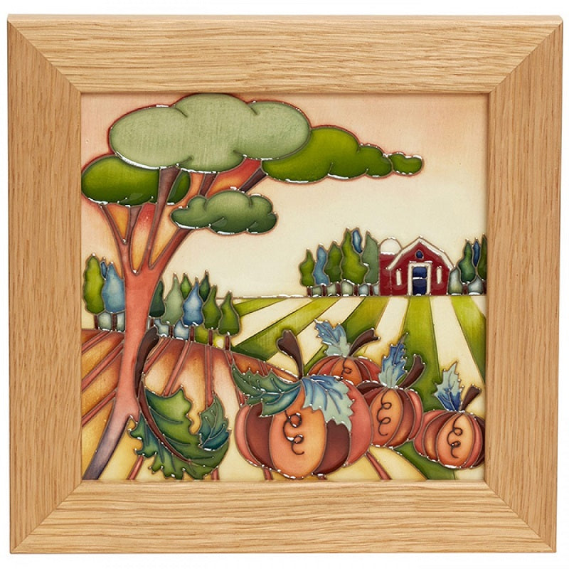 Moorcroft The Pumpkin Farm Limited Edition Plaque, MCR-280