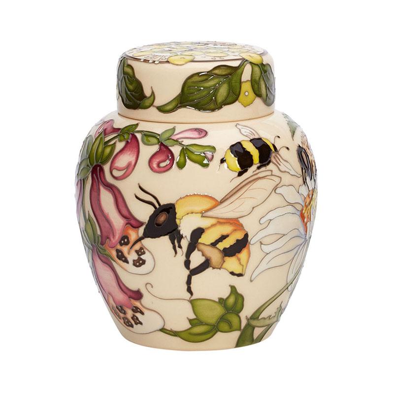 Moorcroft Limited Edition Seasonal Bees Ginger Jar MCR-049