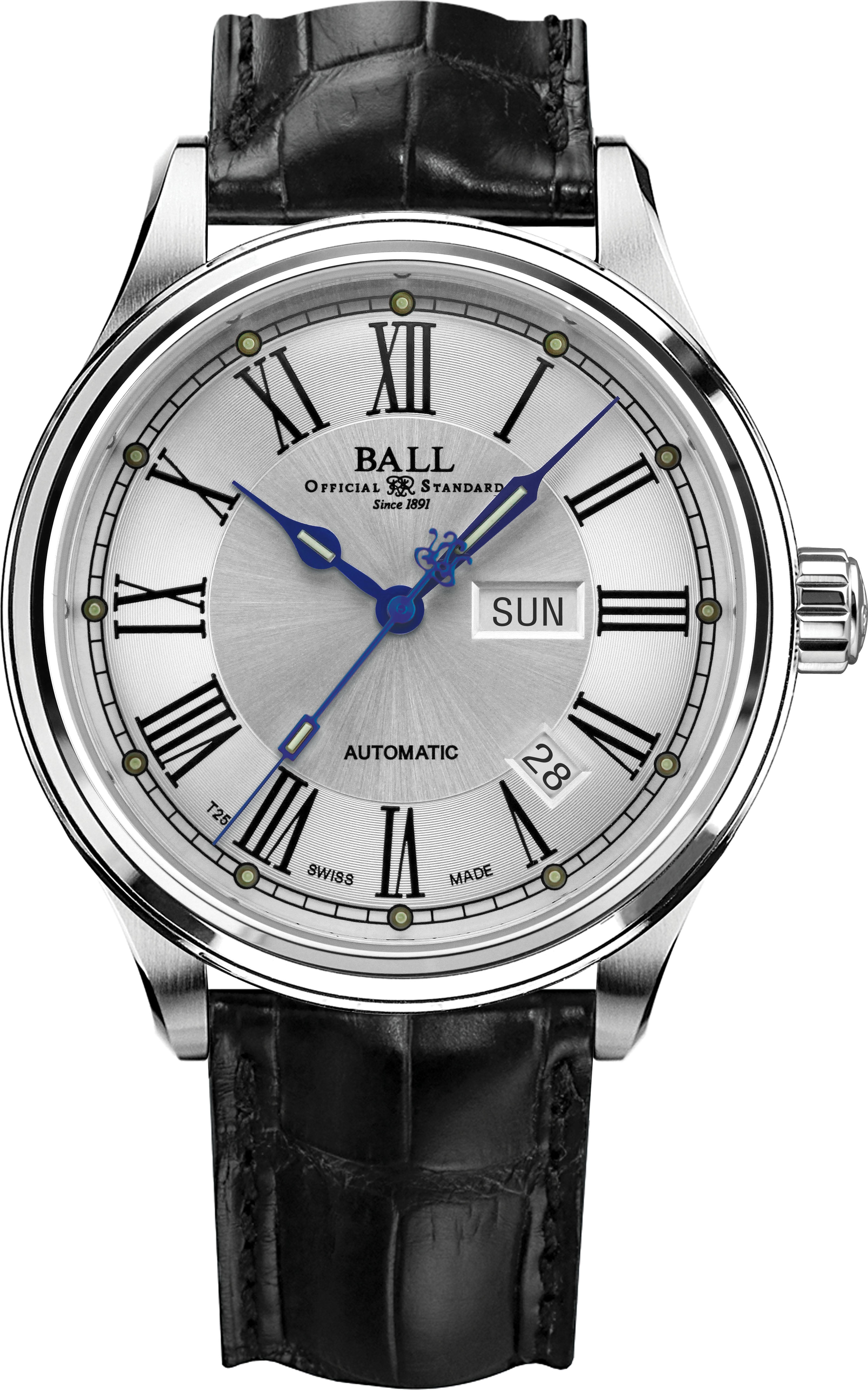 Ball Watch Company Trainmaster Roman NM1058D-L4J-WH