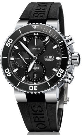 Oris Watch Aquis Chronograph Rubber 01 774 7655 4154-07 4 26 34EB