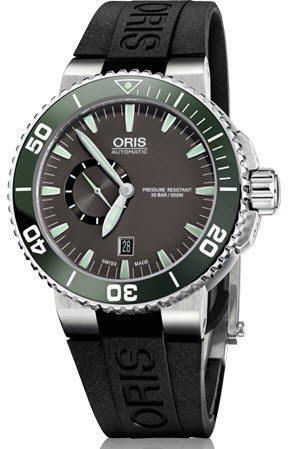 Oris Watch Aquis Small Second Date Rubber 01 743 7673 4137-07 4 26 34EB