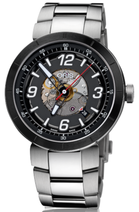 Oris Watch TT1 Skeleton Engine Date Bracelet 01 733 7668 4114-07 8 25 10