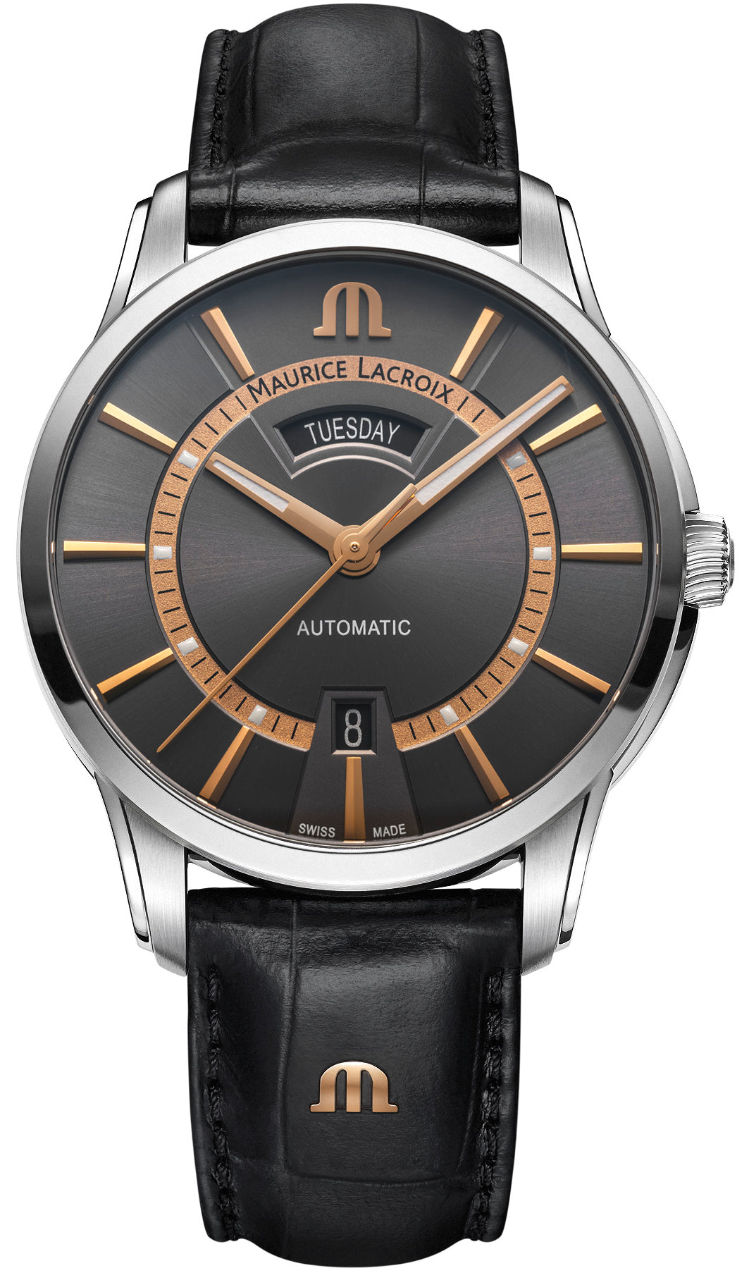 Maurice Lacroix Watch Pontos Day Date 41mm PT6358-SS001-333-2
