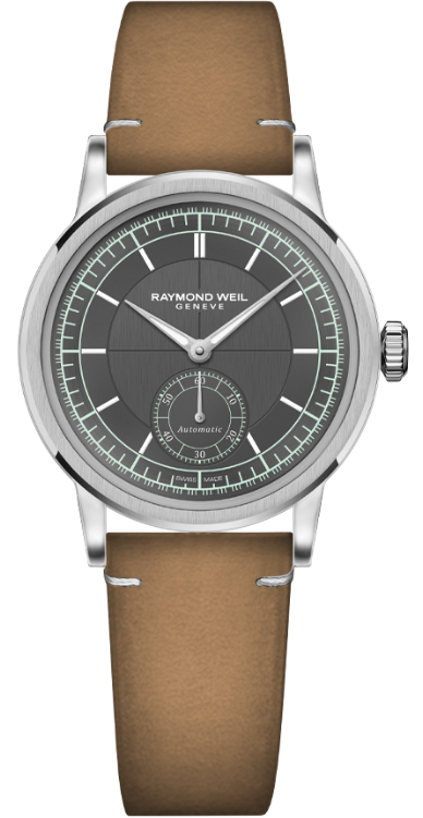 Raymond Weil Watch Millesime Automatic Small Seconds Menthol Minute Track 2130-STC-60521