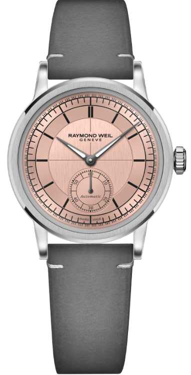 Raymond Weil Watch Millesime Automatic Small Seconds Salmon 2130-STC-80001