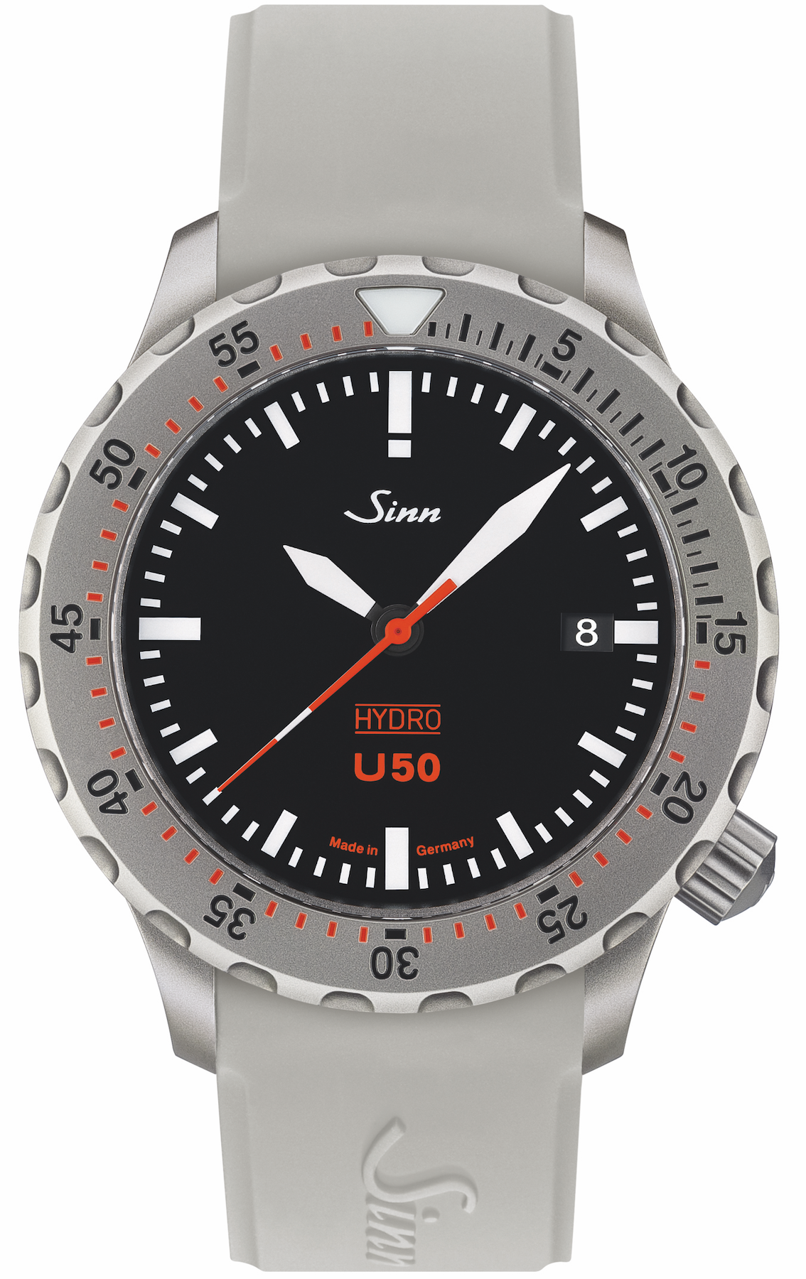 Sinn Watch U50 Hydro Silicone White 1051.010 Silicone Whit