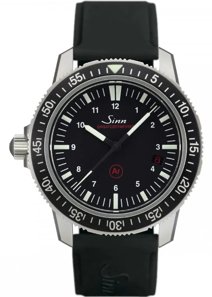Sinn Men's EZM 3 Mission Timer Diving Watch603.010-BLK-RUBBER