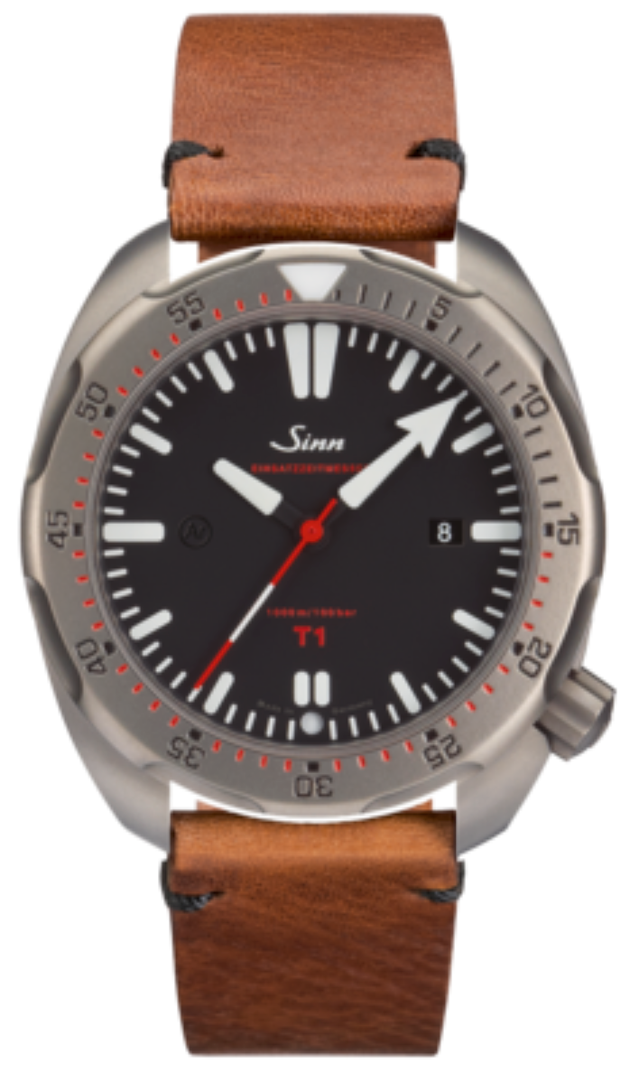Sinn Watch T1 EZM 14 Vintage Cowhide Brown 1014.010 Vintage Cowhide Brown