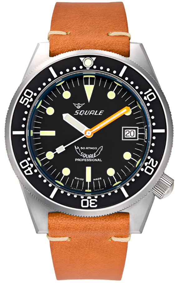Squale Watch 1521 Black Blasted 1521BKBL.PC