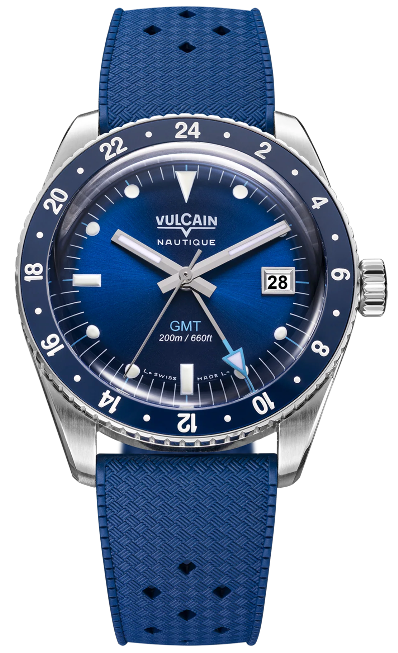 Vulcain Skindiver GMT Azul Limited Edition Watch 680174B37.BAR254