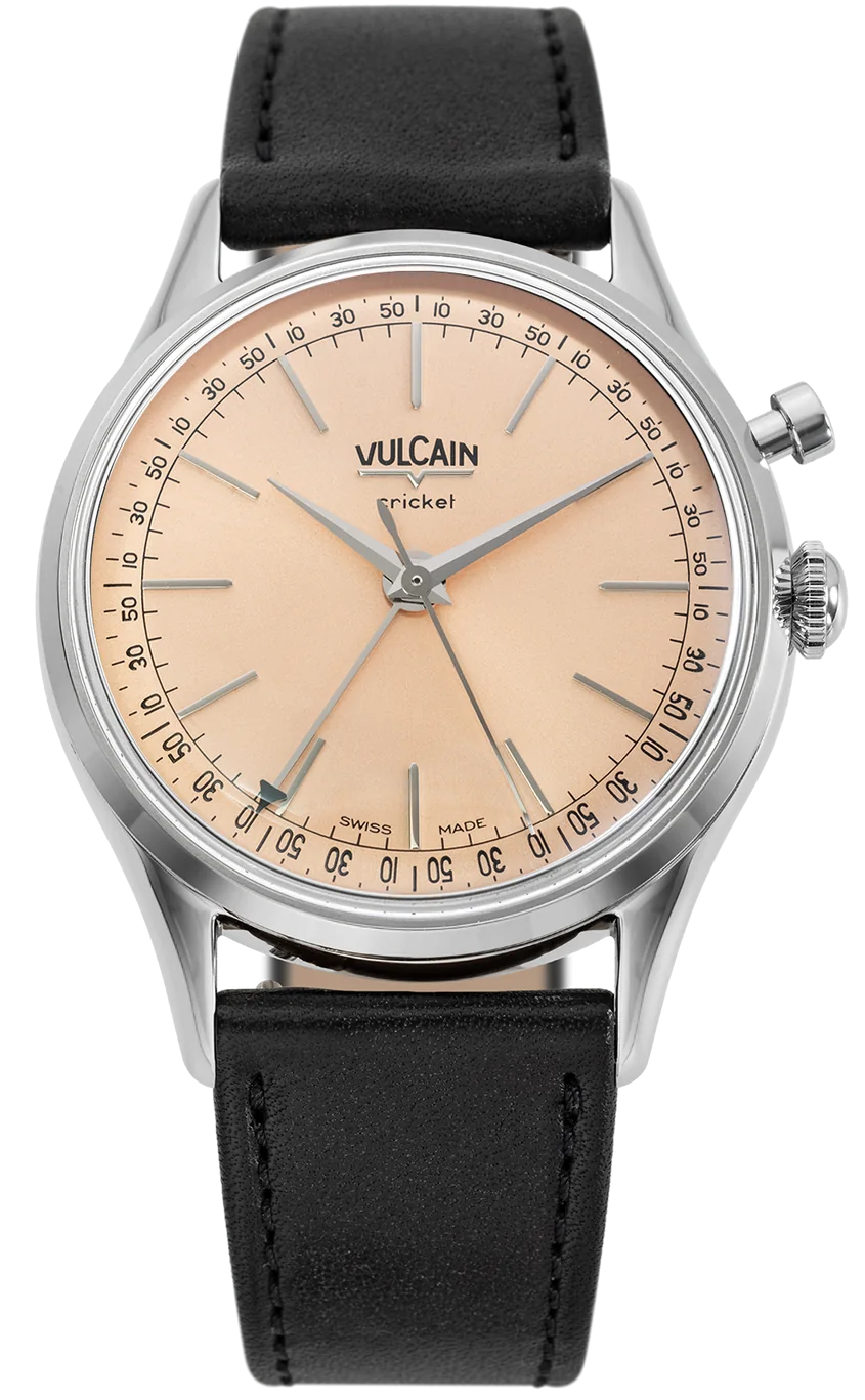Vulcain Watch Cricket President 36mm Pale Salmon 100172A80.BAC301